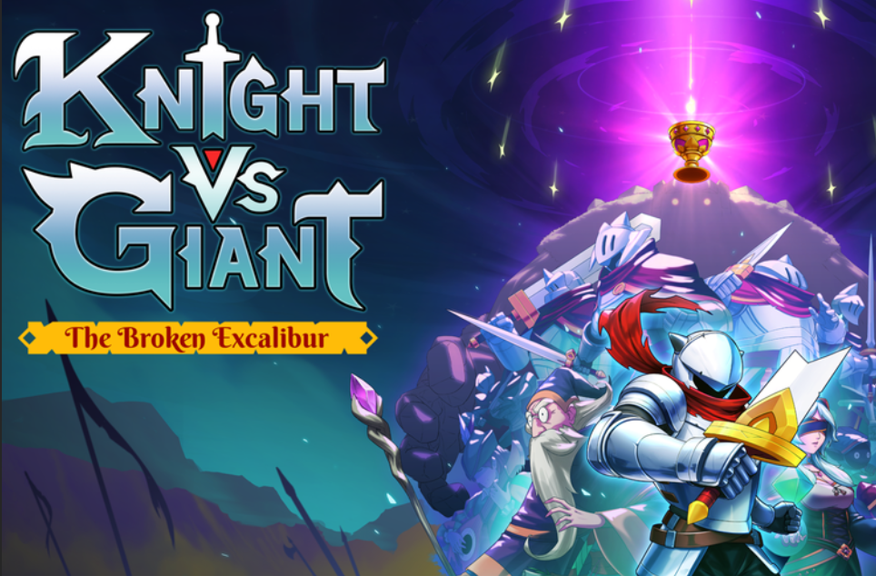 Gameplay Knights vs Giants di Steam menunjukkan ksatria melawan raksasa besar dengan grafis fantasi medieval yang memukau.