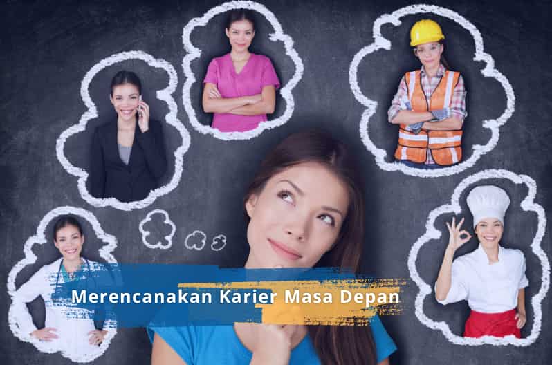 Generasi Muda Mengatur Karir Masa Depan Sesuai Lifestyle Digital Anak muda bekerja secara remote dengan laptop untuk merancang karir masa depan sesuai lifestyle digital