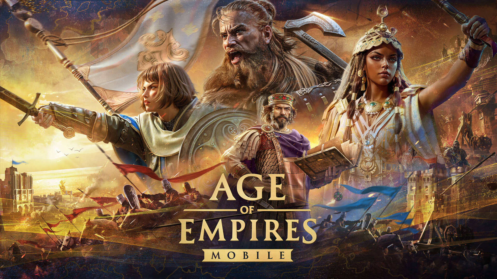 Kebangkitan Age of Empires 2025 – Strategi Legendaris Pemain sedang memimpin pasukan dalam Age of Empires 2025 di peta medan perang abad pertengahan.