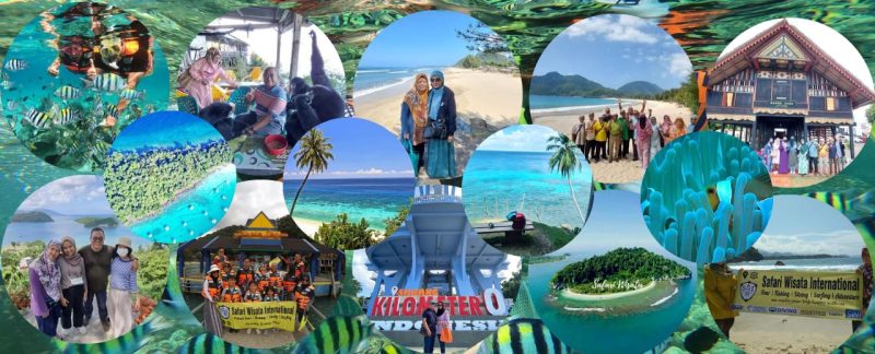 Pantai Iboih Sabang dengan pasir putih dan air jernih