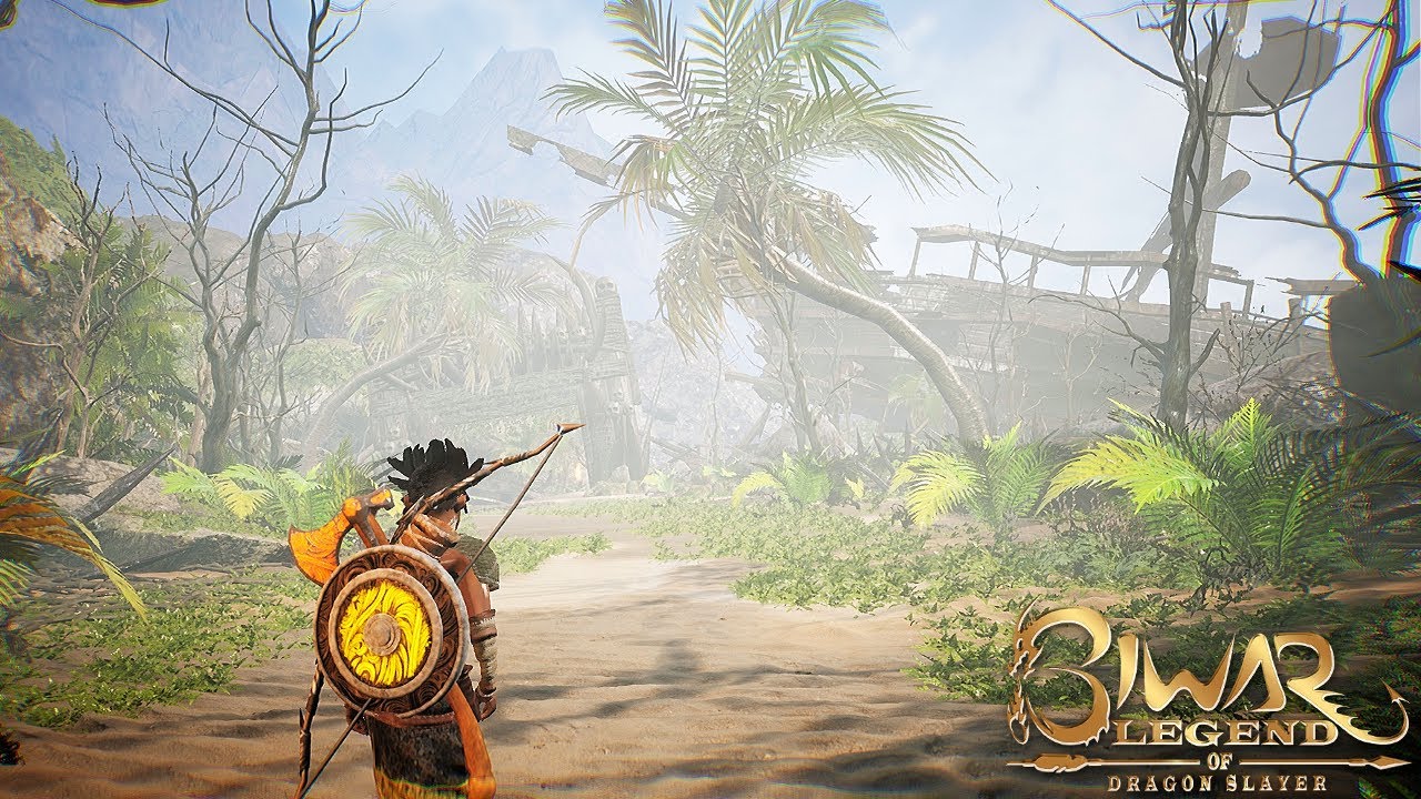 Pertarungan epik naga dalam game Biwar Legend of Dragon Slayer buatan Indonesia dengan grafis 3D memukau