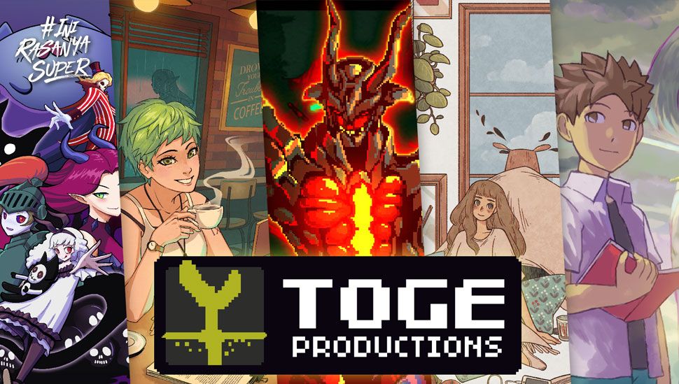 Logo Toge Productions dan game DJARUM SUPER, developer game lokal Indonesia