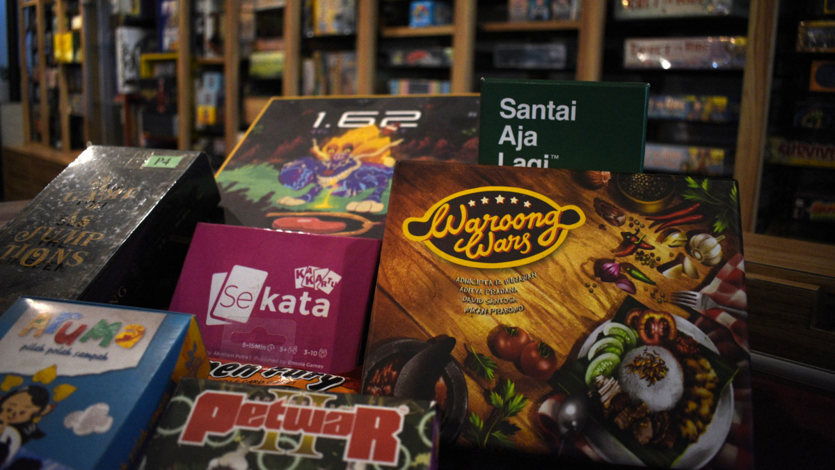 Developer game lokal Indonesia memamerkan inovasi game terbaru di Indonesia Game Week 2025