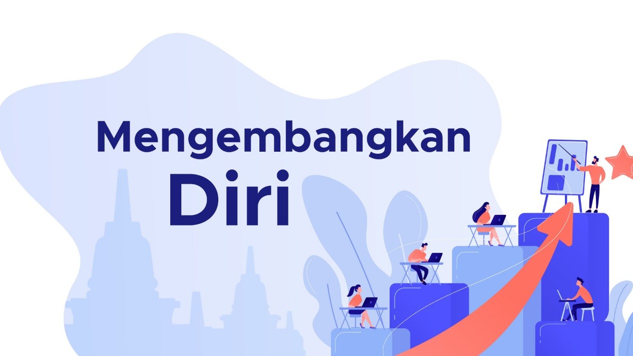 Mengembangkan Diri dengan Pengetahuan yang Bermanfaat Ilustrasi seseorang belajar dan mengembangkan diri melalui pengetahuan yang bermanfaat