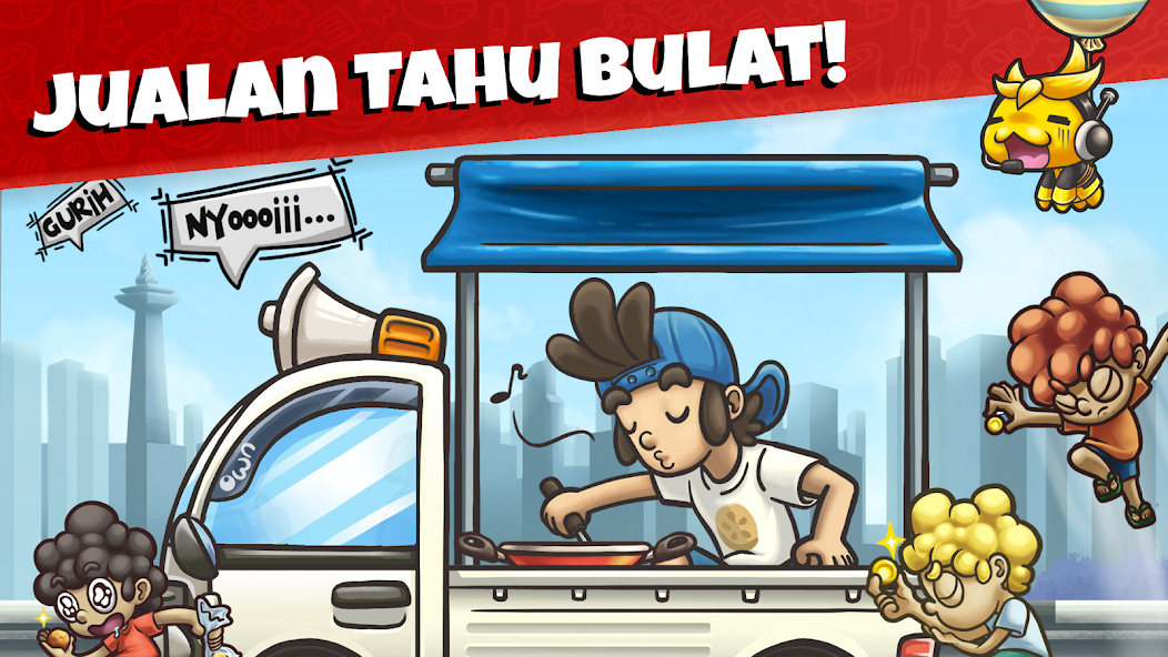 Tahu Bulat Game Casual Lokal Gameplay Tahu Bulat game casual menjajakan tahu bulat di jalan