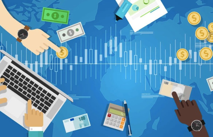 Infografik ekonomi digital menunjukkan manfaat dan tantangan transformasi digital di bisnis dan masyarakat