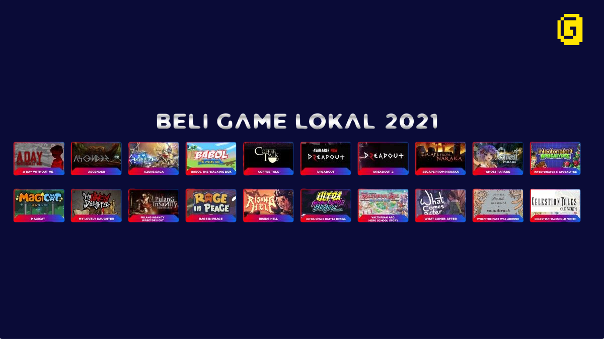 Banner Diskon 20 Game Lokal Hari Game Indonesia 2026 Banner promo 20 game lokal Indonesia diskon di Hari Game Indonesia 2026