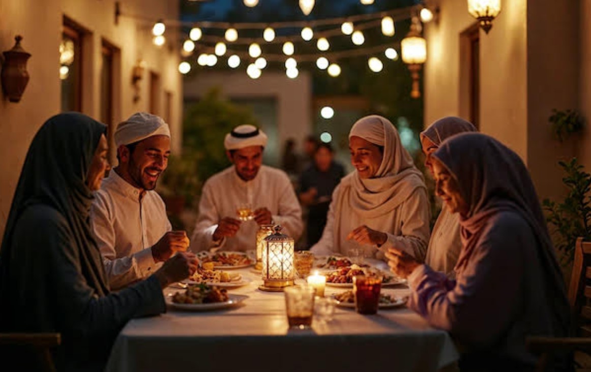 Ilustrasi keberagaman tradisi perayaan Hari Raya Idul Fitri di berbagai belahan dunia.