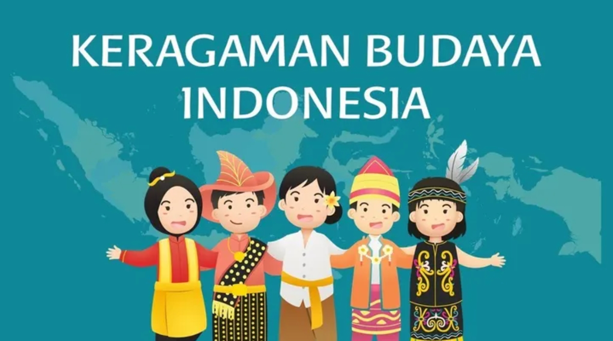 Siswa SD Mengenakan Berbagai Pakaian Adat Indonesia Ilustrasi keragaman budaya Indonesia materi kelas 3 SD pakaian adat dan rumah tradisional