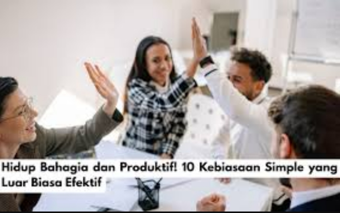 Gaya Hidup Seimbang dan Produktif ilustrasi gaya hidup seimbang dengan aktivitas sehat dan produktif