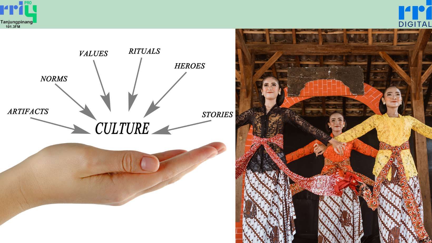 komunitas lokal sedang melestarikan budaya tradisional di era digital