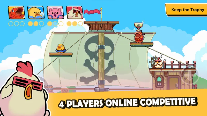 Ilustrasi game lokal Indonesia dengan karakter dan suasana khas Nusantara