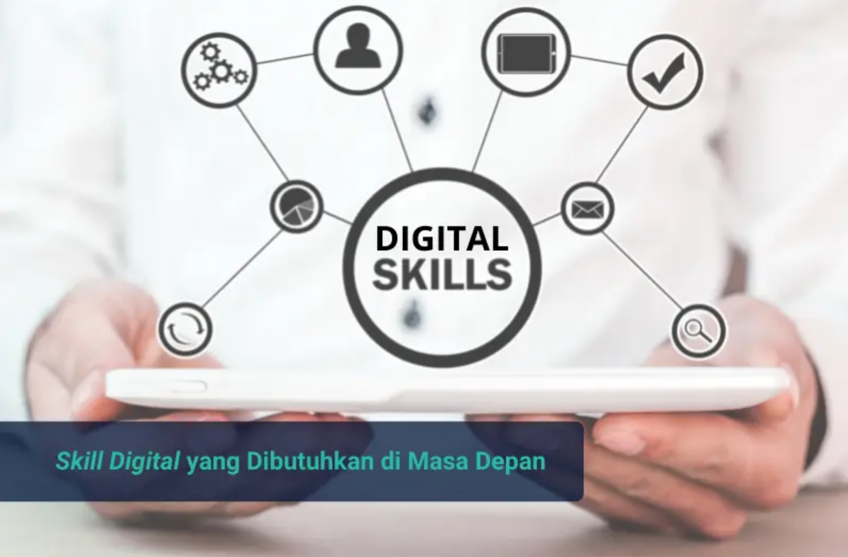 Seorang profesional muda mengembangkan keterampilan dan karier di era digital 2026.