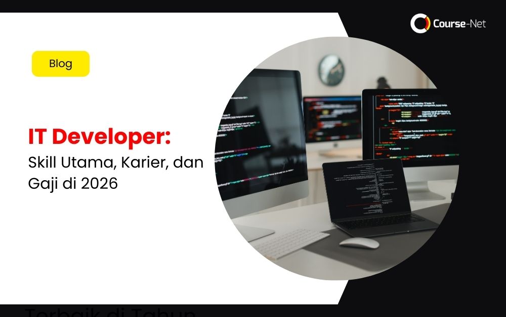 Karier Digital 2026 dan Pengembangan Skill Profesional Ilustrasi seseorang belajar skill digital untuk meningkatkan karier di tahun 2026