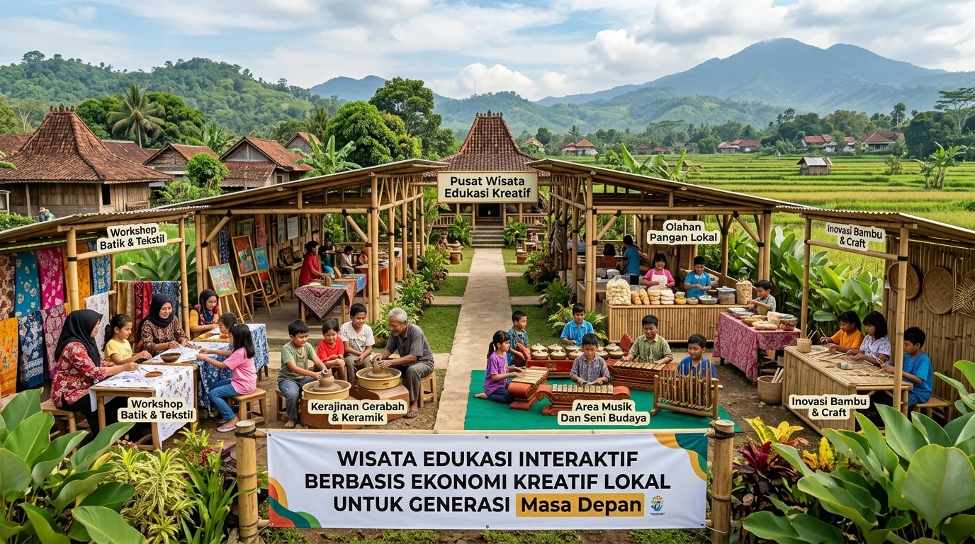 Kreativitas Karya Anak Bangsa dengan Identitas Lokal Kreativitas karya anak bangsa yang mengangkat identitas budaya lokal Indonesia